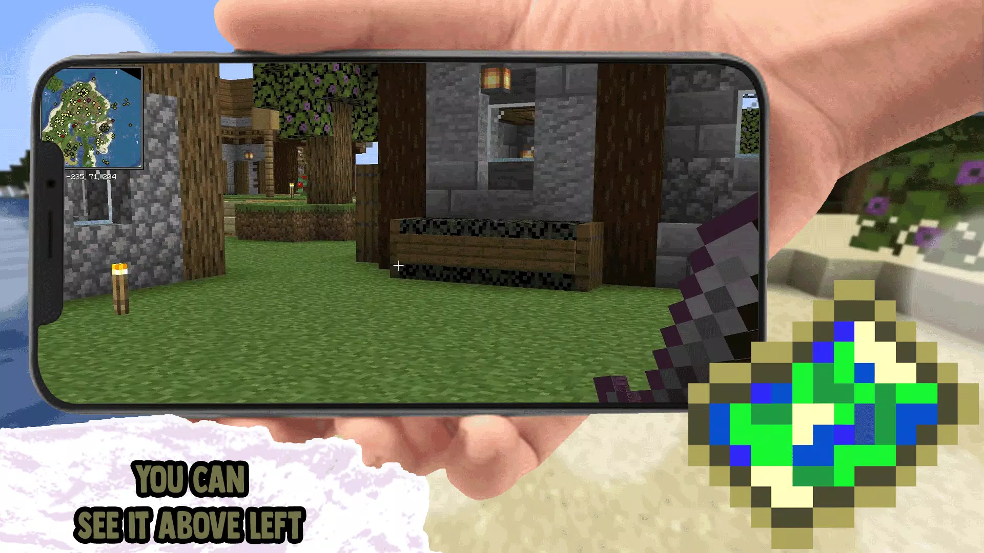 Minimap Mod Addons for MCPE 스크린샷 0