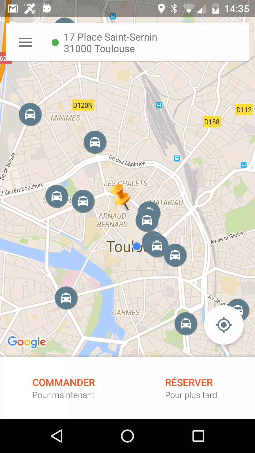 Taxi Toulouse स्क्रीनशॉट 1