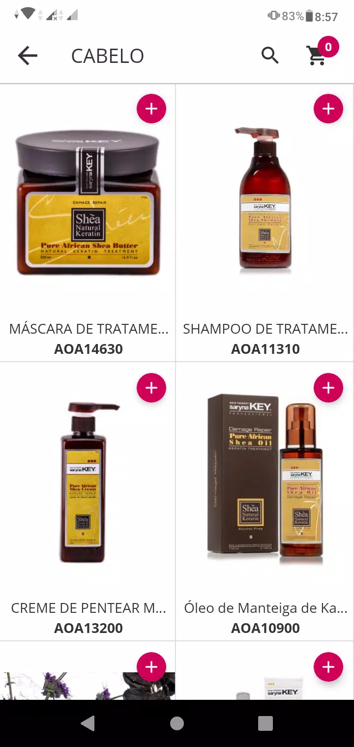 Schermata Realce AO Cosméticos 2