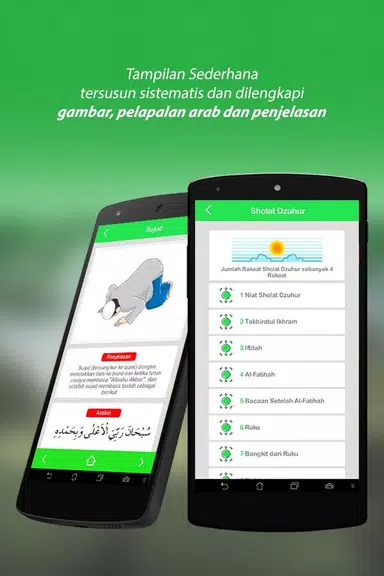 Tuntunan Sholat Lengkap +audio Captura de pantalla 1