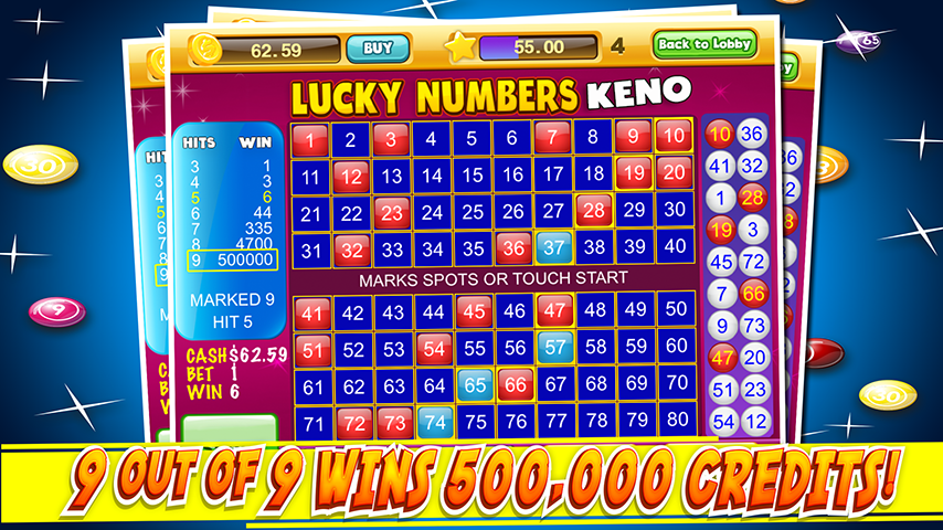 Las Vegas Keno Numbers Free ภาพหน้าจอ 2