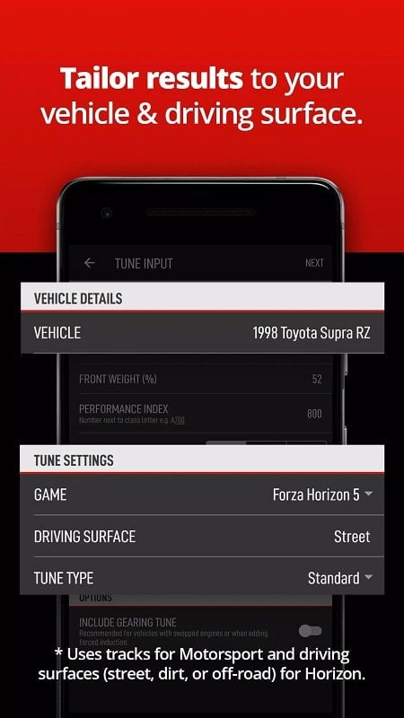 ForzaTune Pro Ekran Görüntüsü 2