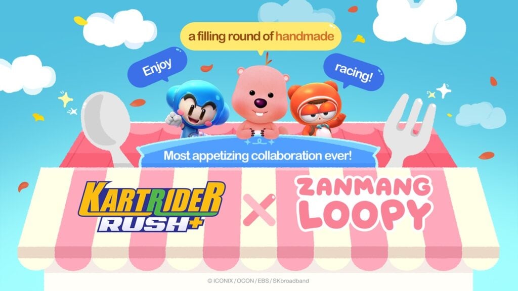 KartRider Rush+ x ZanMang Loopy is een leuke samenwerking met nieuwe karts en 45 nieuwe items!