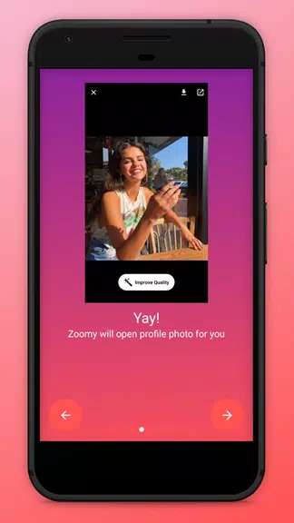 Zoomy for Instagram - Big HD profile photo picture Ekran Görüntüsü 2