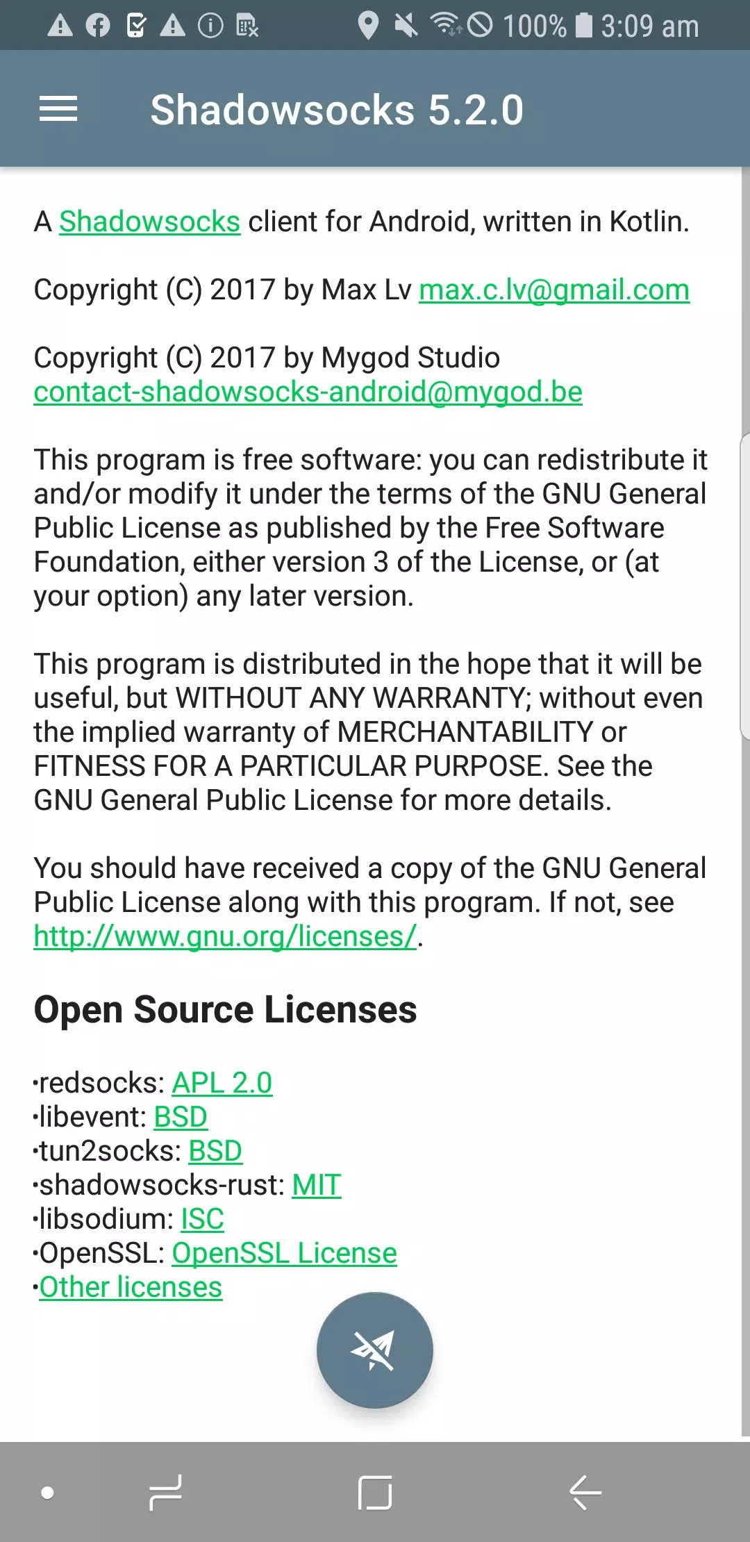 Shadowsocks Скриншот 0
