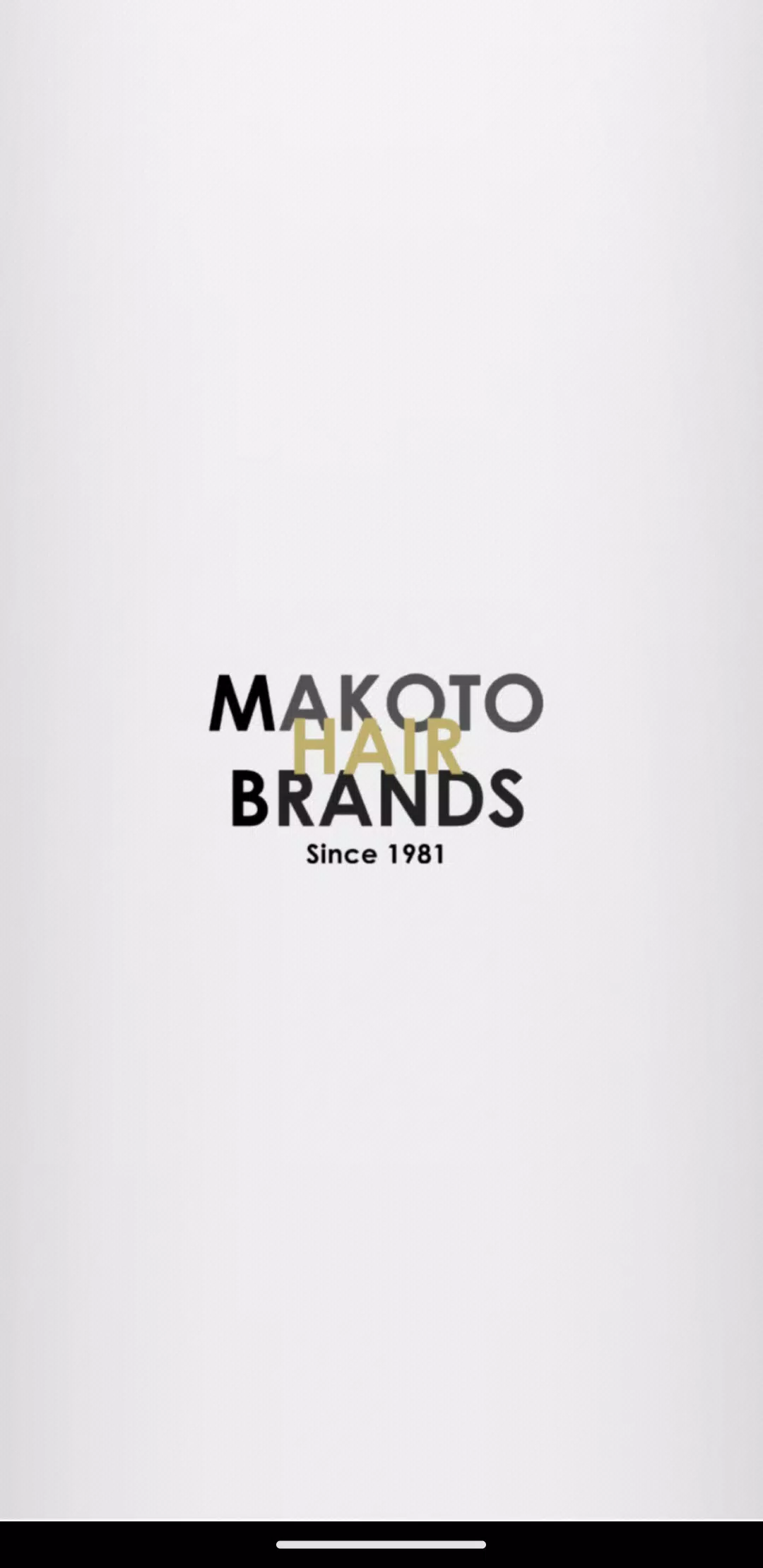 『MAKOTO HAIR BRANDS』公式アプリ 스크린샷 0