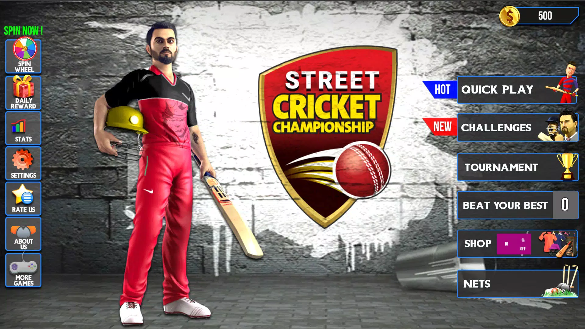 Street Criket-T20 Cricket Game Tangkapan skrin 0