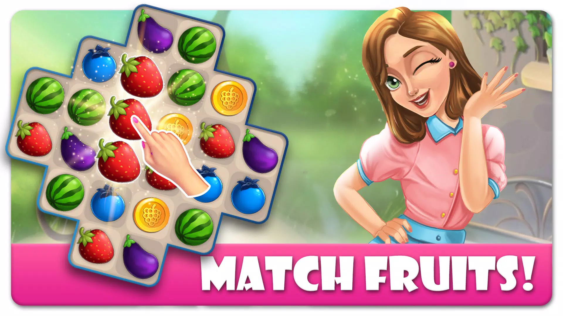 Anna's Garden: Match 3 Games Ảnh chụp màn hình 0