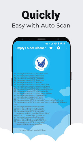 Empty Folder Cleaner Captura de tela 1