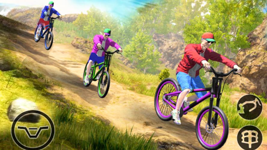 BMX Offroad Racing-Cycle Games Captura de pantalla 1
