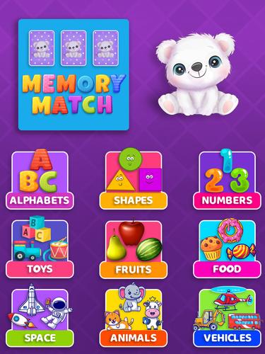 Baby Boo - MemoryMatch Скриншот 2