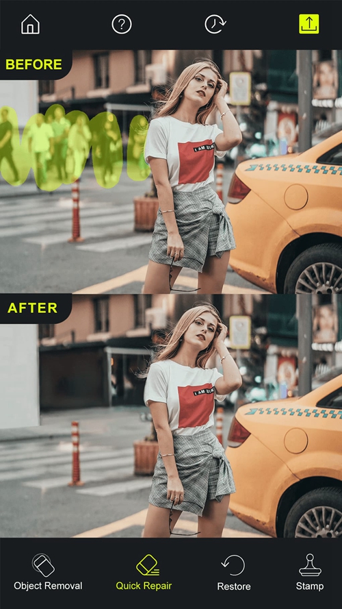 Photo Retouch-Remover objetos  Captura de tela 2