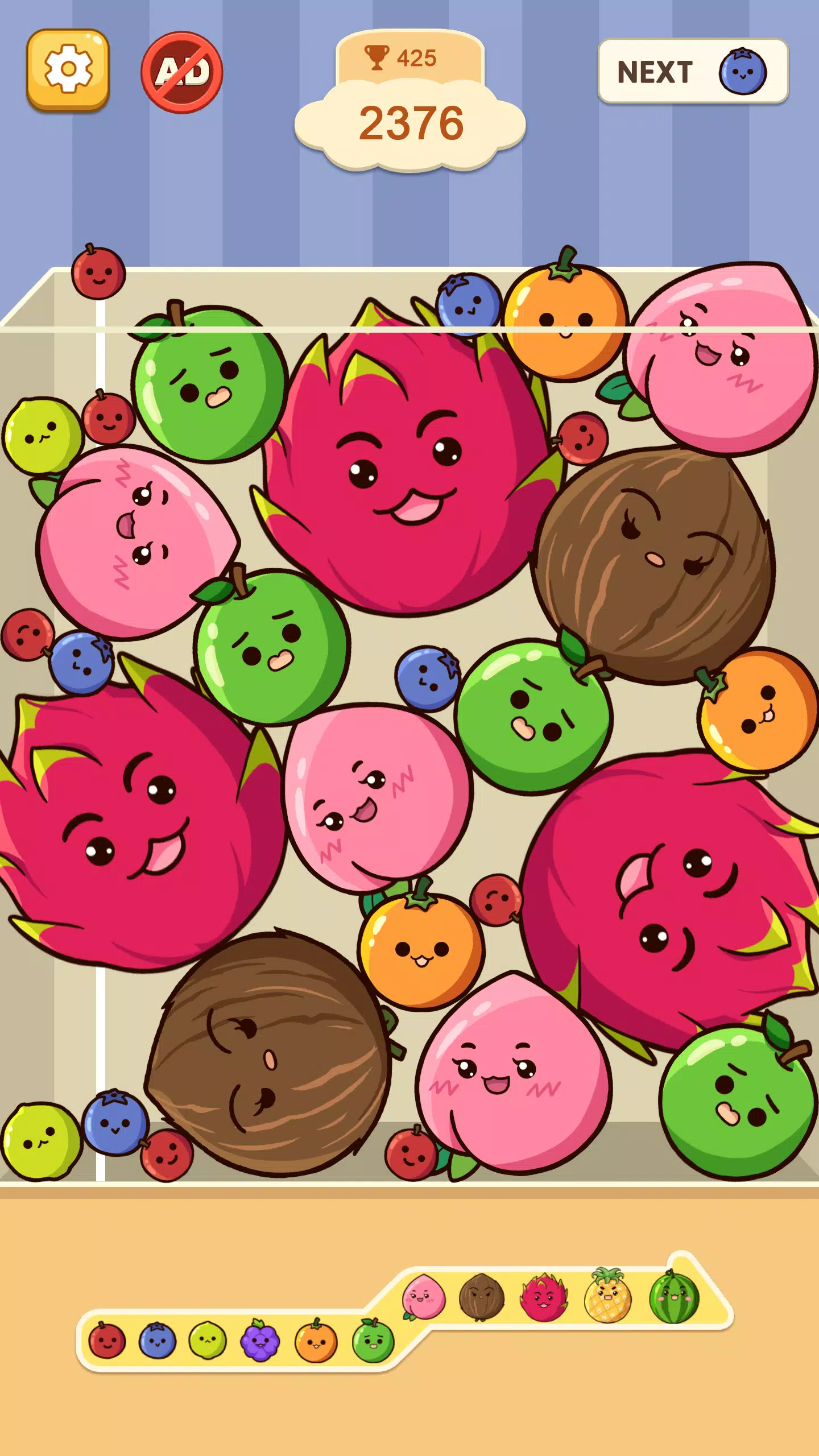 Fruit Merge: Juicy Drop Game Tangkapan skrin 0