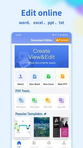 Document Editor:Word,Sheet,PDF应用截图第0张