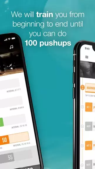 0-100 Pushups Trainer Ekran Görüntüsü 1