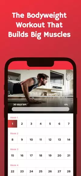 30 Day Push Up Challenge Ảnh chụp màn hình 3