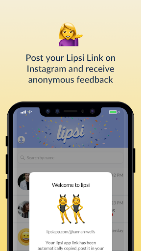 Lipsi - Anonymous messaging Ảnh chụp màn hình 2