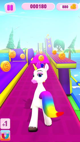 Unicorn Kingdom: Running Games Tangkapan skrin 2