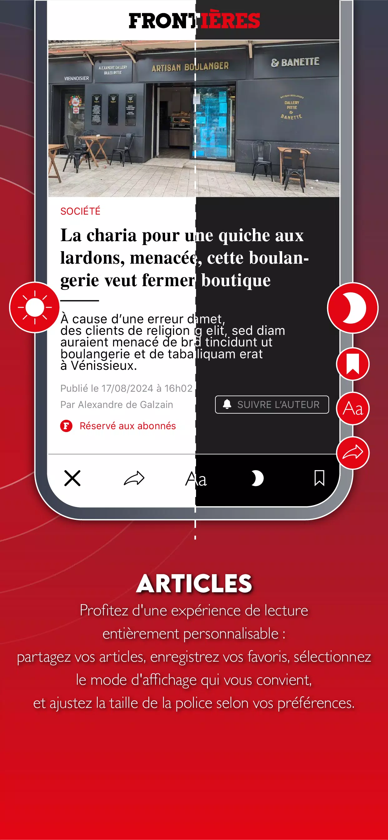Frontières Media Tangkapan skrin 3