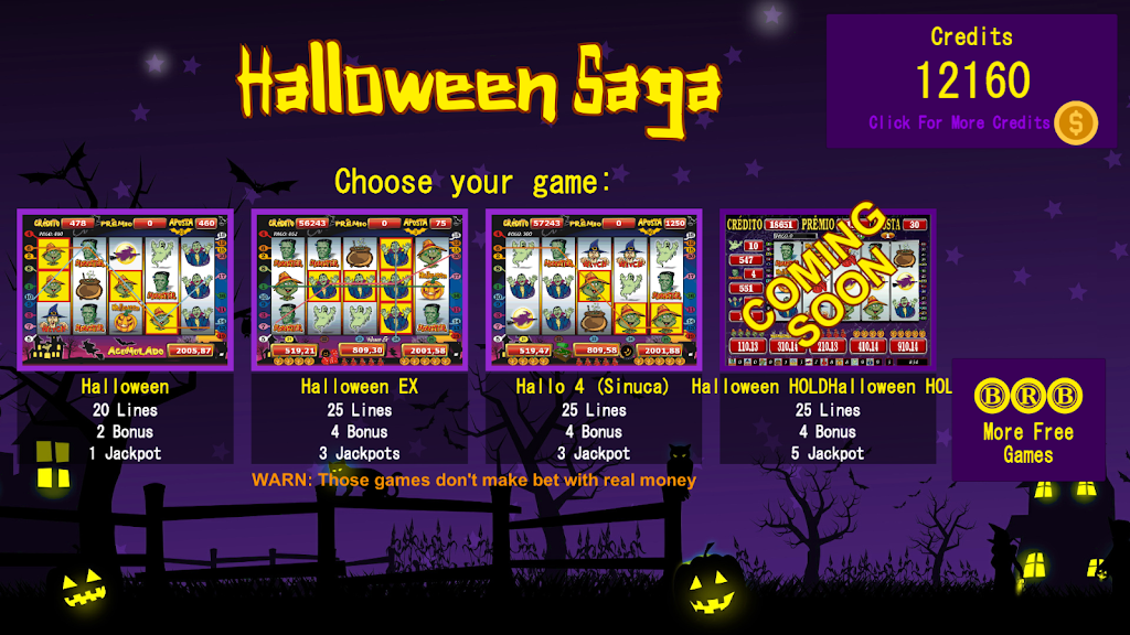 Halloween Slot Machines Pack スクリーンショット 1