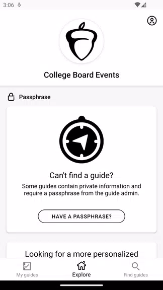 College Board Events Captura de pantalla 0