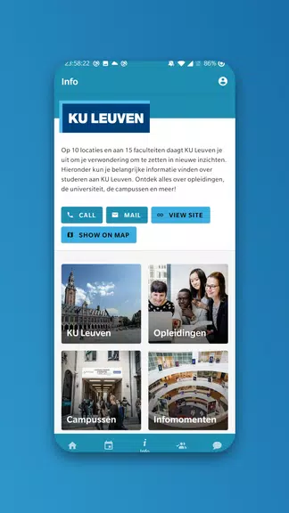 KU Leuven events ภาพหน้าจอ 1