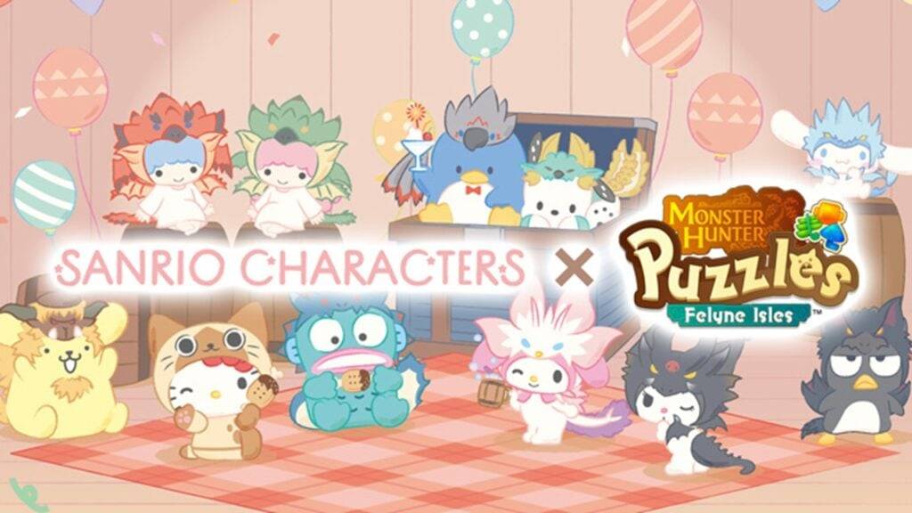 Monster Hunter Puzzles: Felyne Isles x Sanrio COLLAB jest pełen awatarów cynamorolowych