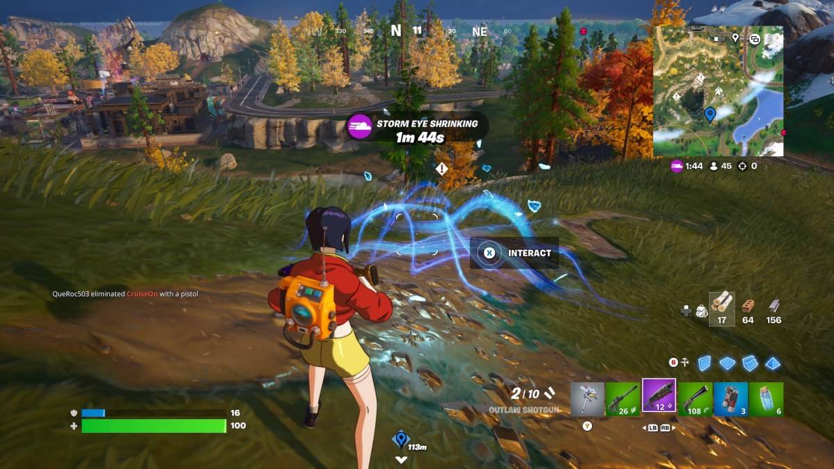 Tandatangan tenaga misteri di Fortnite sebagai sebahagian daripada artikel mengenai ransel sensor.