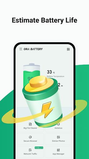 Ora Battery, Cleaner Antivirus Captura de tela 0