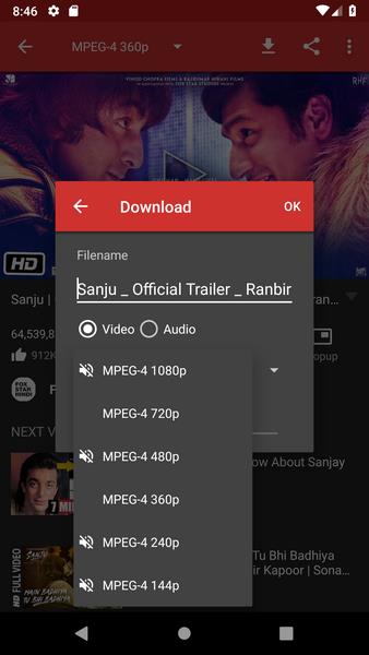 Schermata All YouTube Video Downloader 2