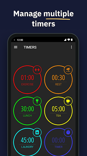 MultiTimer: Multiple timers Tangkapan skrin 0