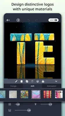 TENADA: 3D Animated Text Art ภาพหน้าจอ 2