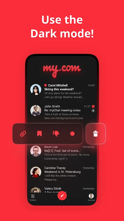 Schermata myMail 3