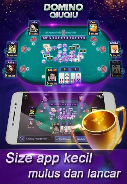 Domino qq gaple qiuqiu  remi poker domino99 স্ক্রিনশট 1