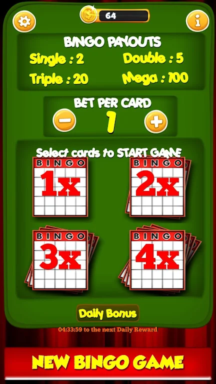 New Bingo Cards Game Free Tangkapan skrin 1