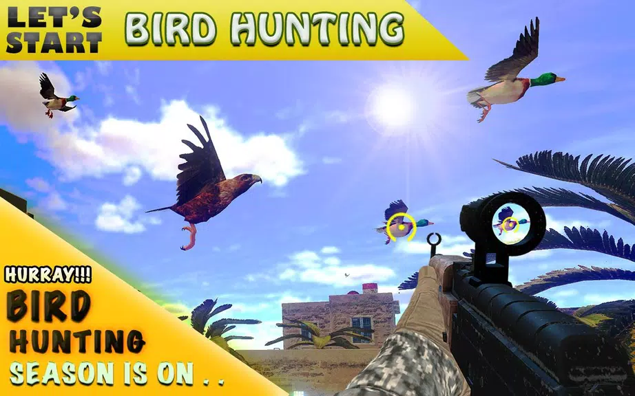 Desert Birds Sniper Shooter 3D Capture d'écran 2