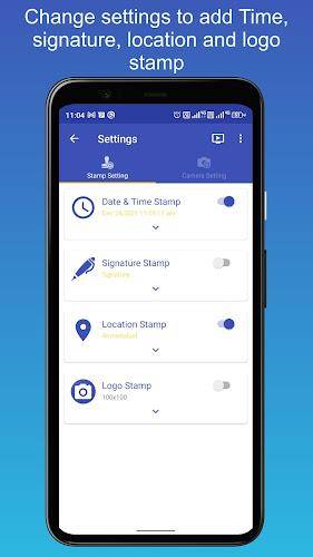 PhotoStamp Camera स्क्रीनशॉट 1
