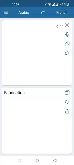 French Arabic Translator Screenshot 2