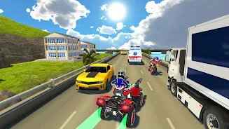 ATV Quad Bike Traffic Race Screenshot 3