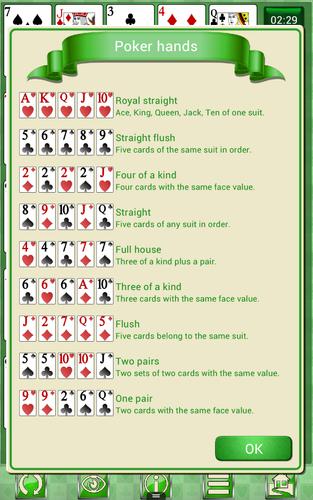 Poker Solitaire Captura de pantalla 2