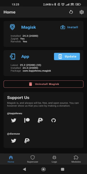 Magisk Manager ภาพหน้าจอ 2
