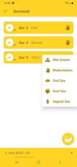 Sex Tracker スクリーンショット 2
