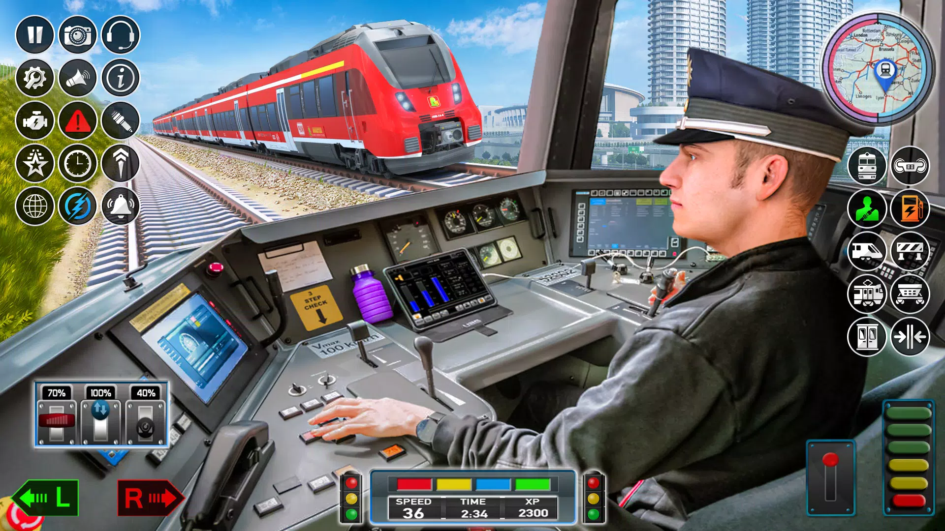 City Train Game ဖန်သားပြင်ဓာတ်ပုံ 1