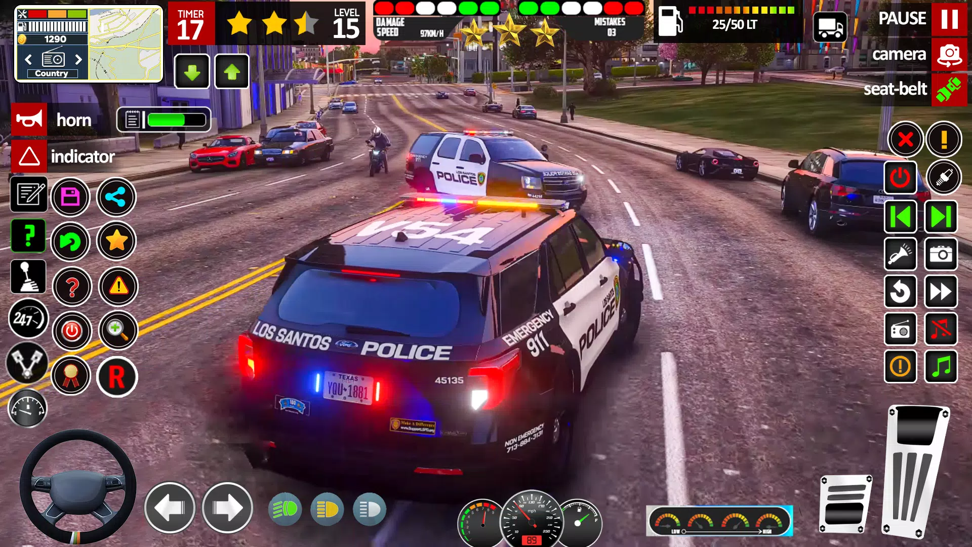 Car Chase Game Cop Simulator Zrzut ekranu 1