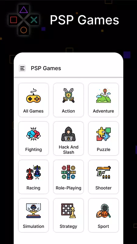 PSP Games Downloader 스크린샷 0