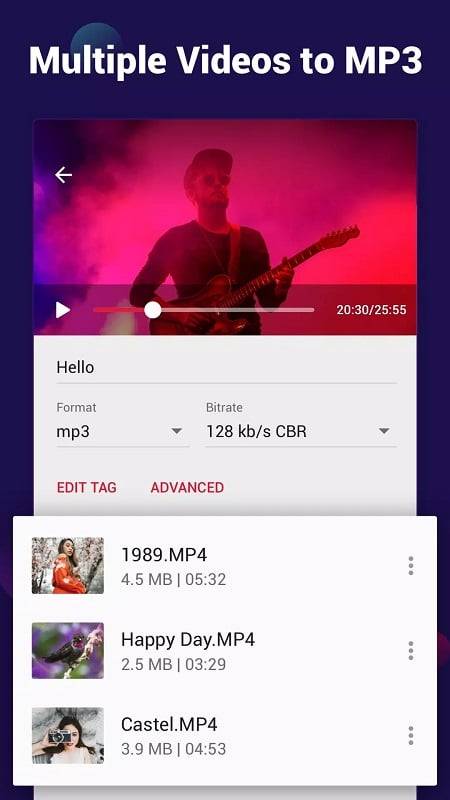 Schermata Video to MP3 – Video to Audio 1