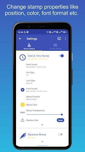 PhotoStamp Camera Ekran Görüntüsü 2