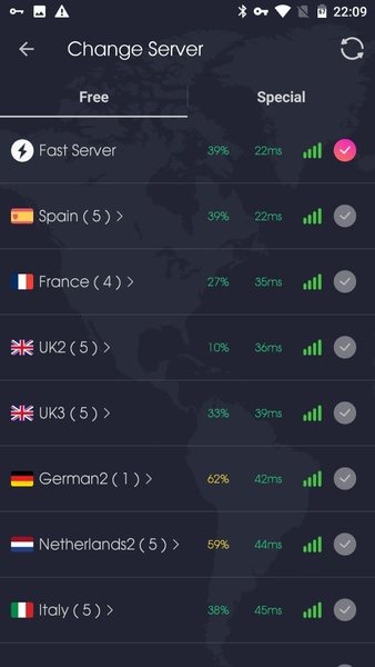 Schermata VPN Proxy 0