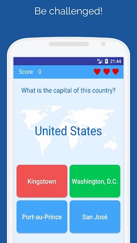 Capitals of the countries Quiz Ảnh chụp màn hình 1