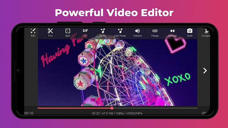 Video Editor & Maker AndroVid Schermafbeelding 0